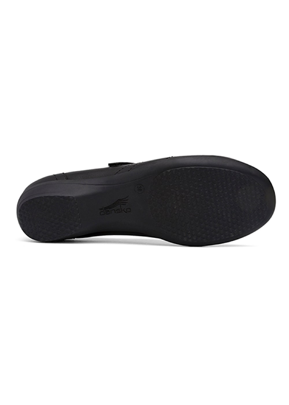 Franny Black Milled Nappa Nursing Shoes