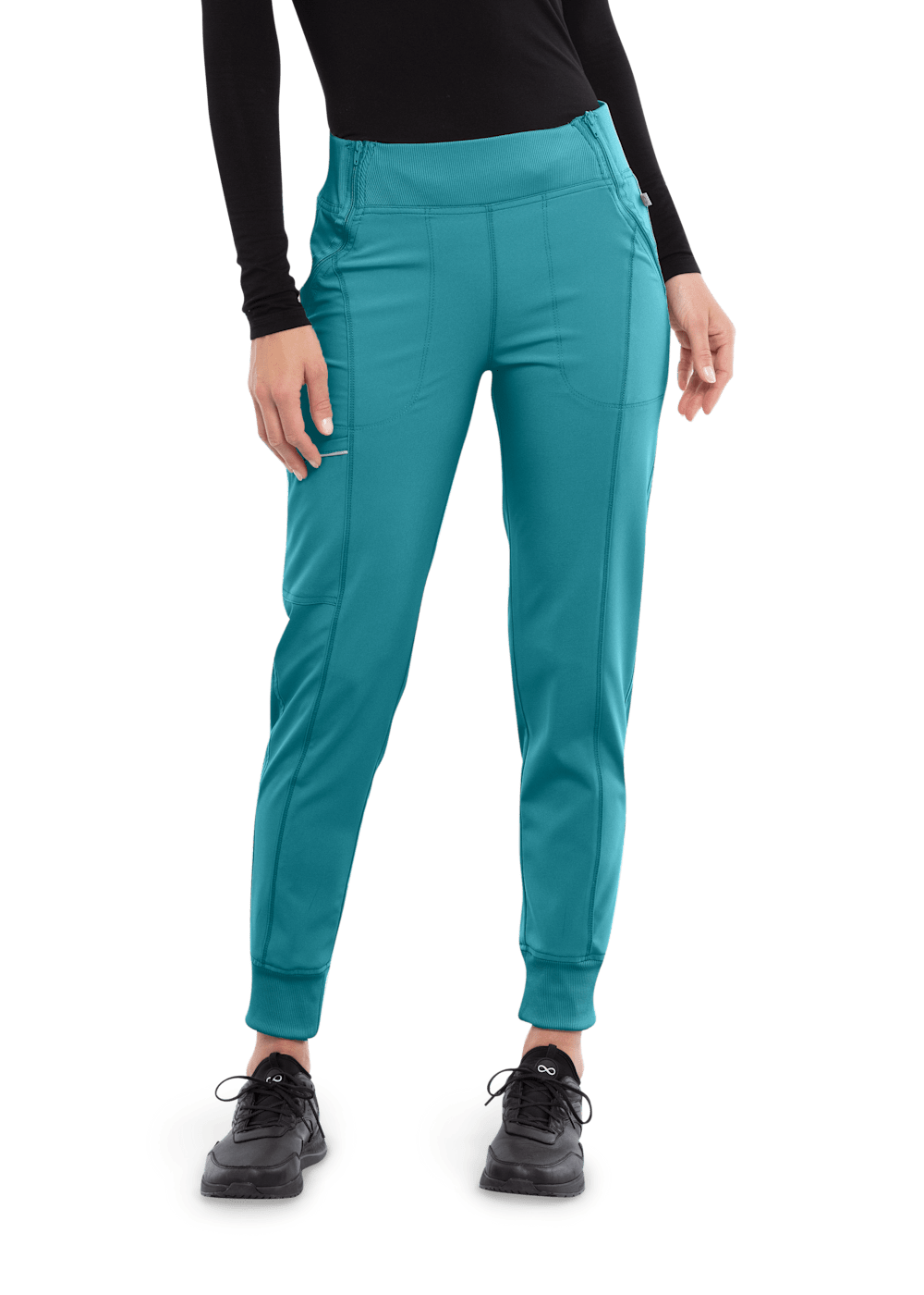Infinity by cherokee elastic waist jogger scrub pants with certainty store