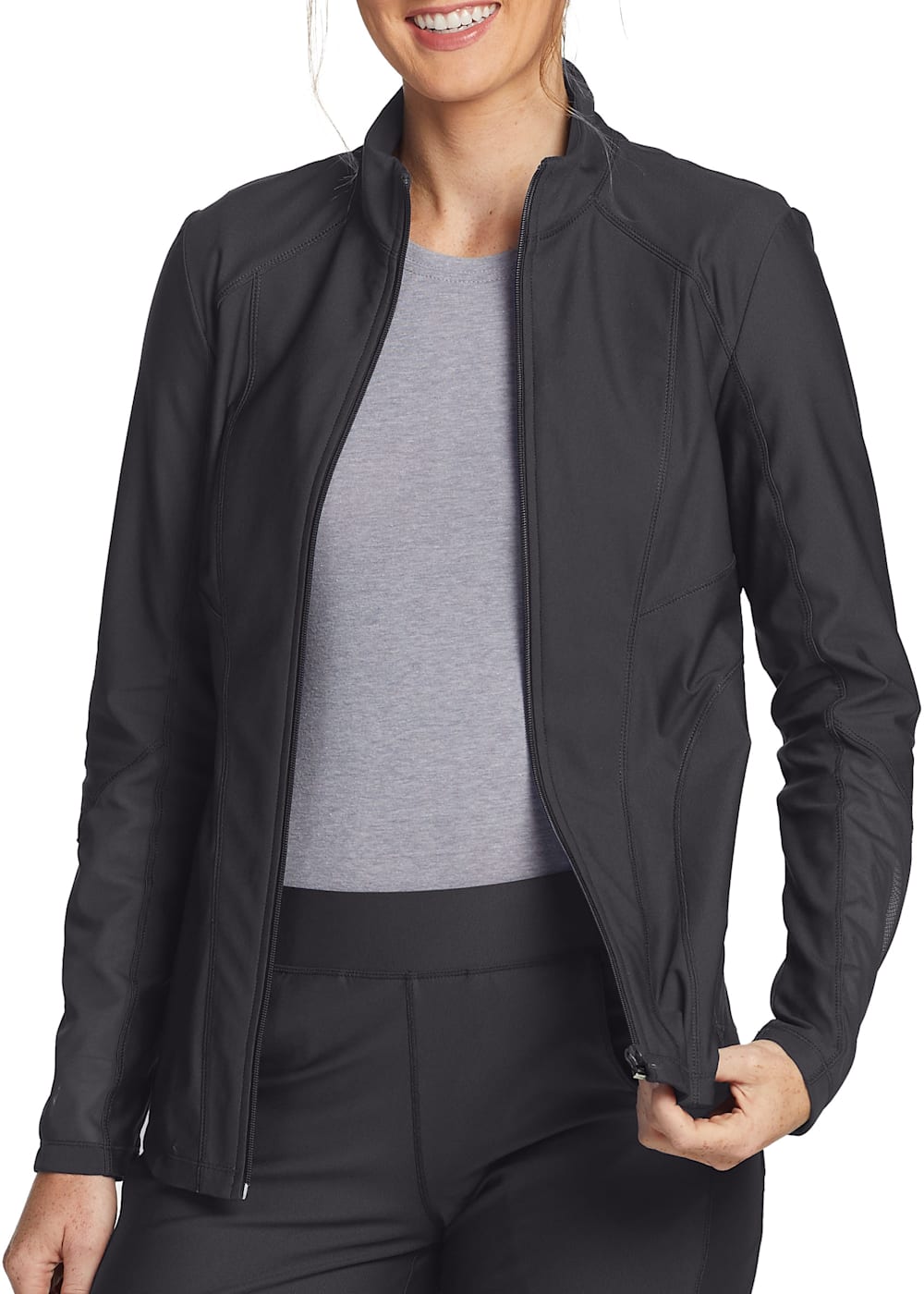 Form by Cherokee Mesh Insert Zip Front Scrub Jacket Scrubs Beyond