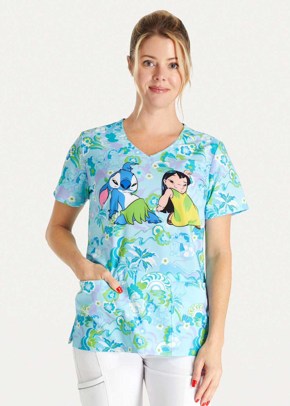 Cherokee tall scrub tops store