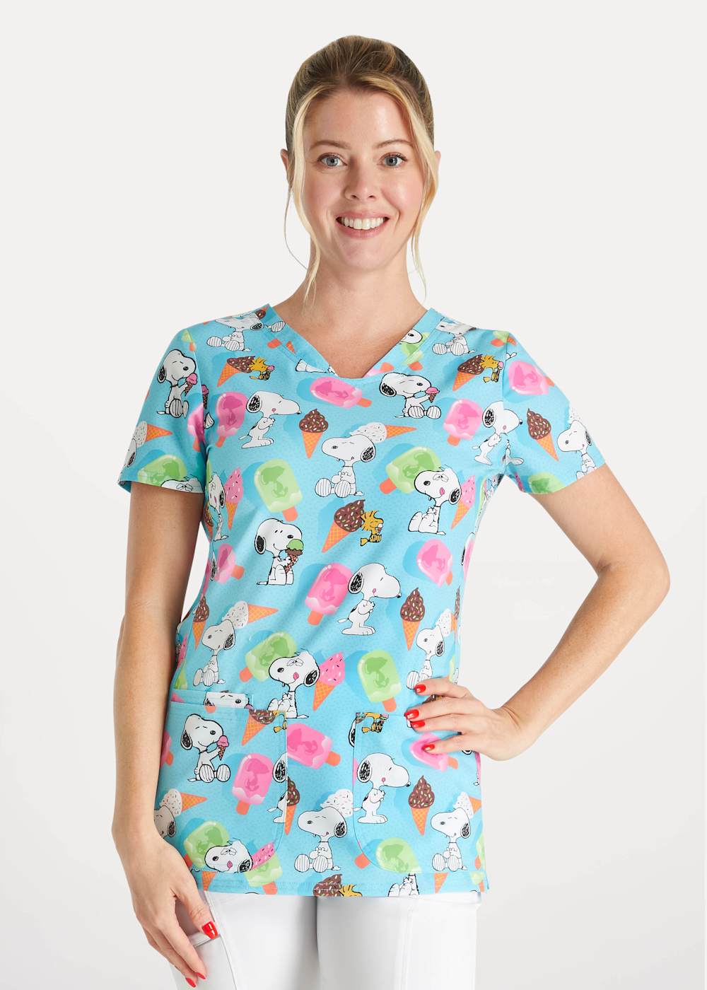 Cherokee print scrub tops store