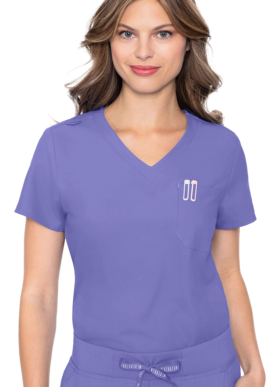 Med Couture Insight 1-Pocket Tuck-In Scrub Top, Scrubs & Beyond