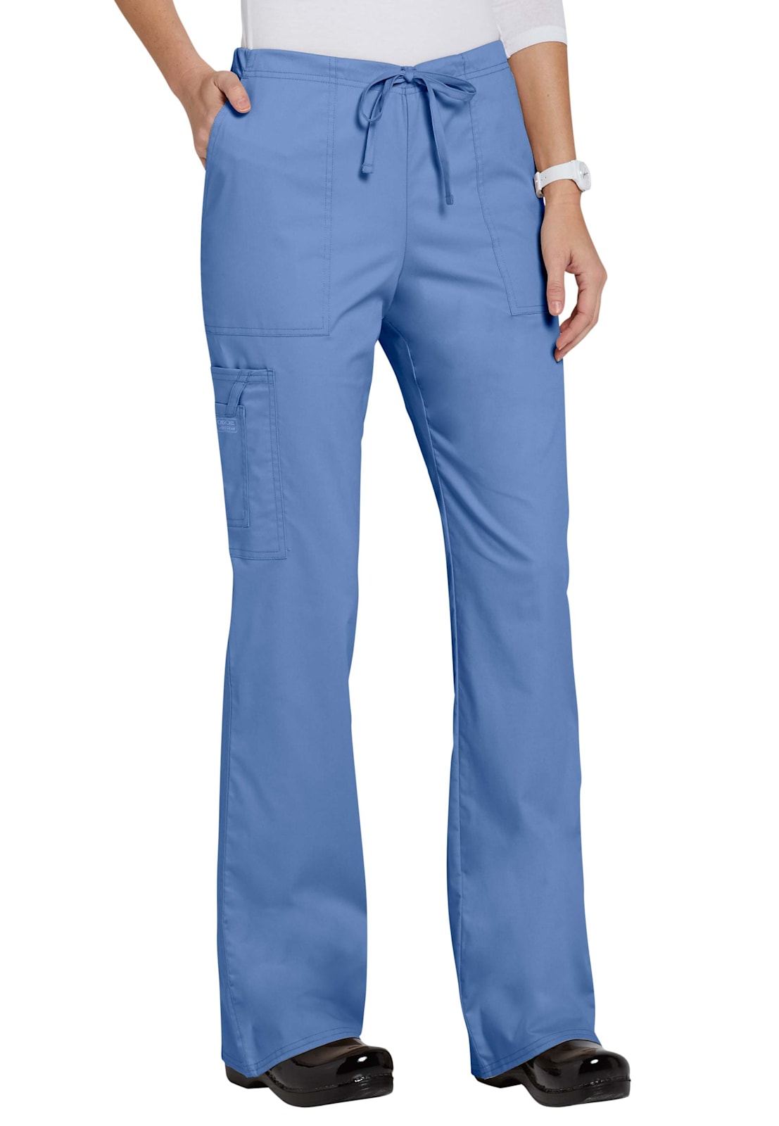 Cherokee Workwear Core STRETCH Unisex 5-Pocket Drawstring Scrub Pants