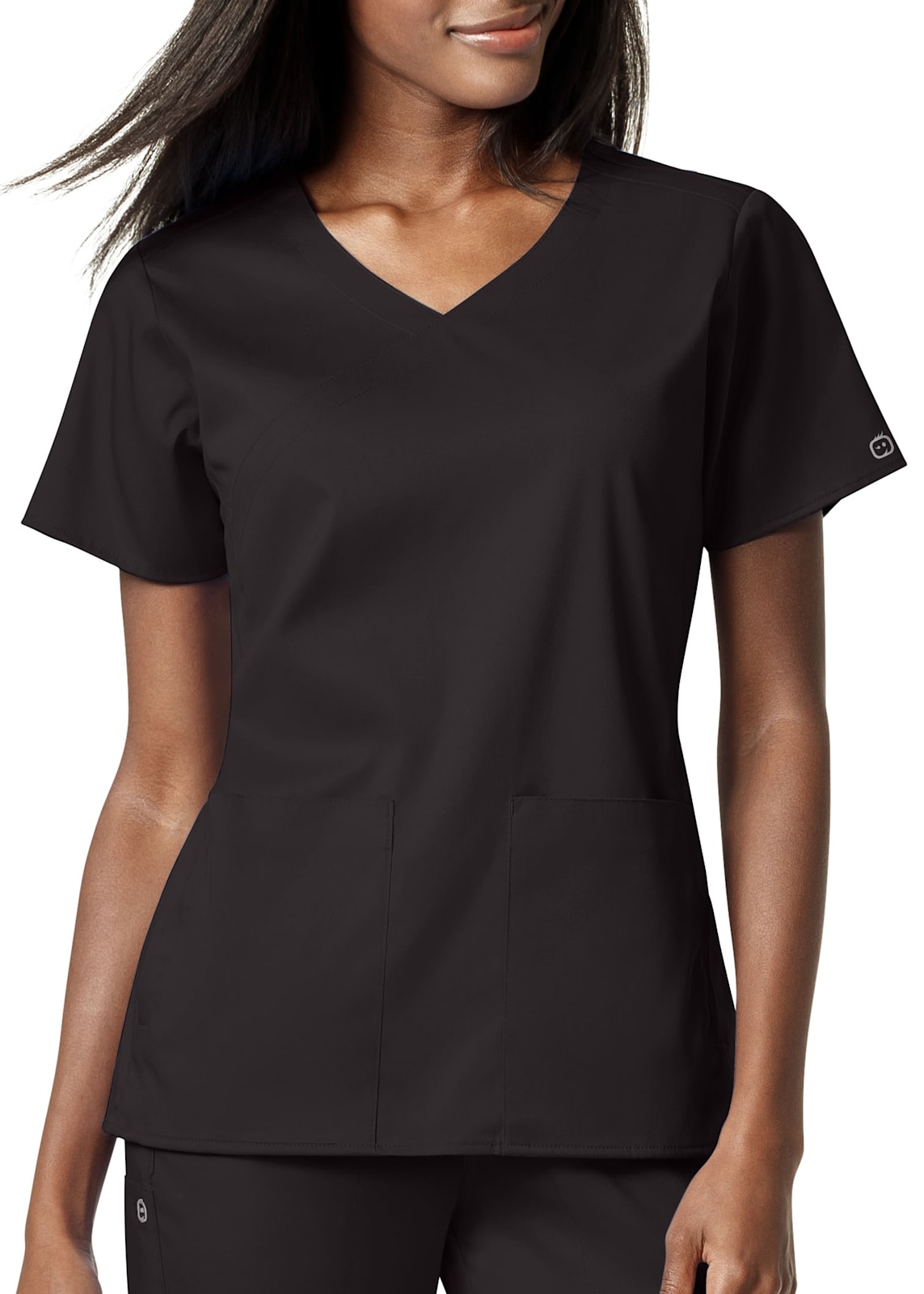 WonderWORK Womens Mock Wrap Scrub Top – Wink Scrubs