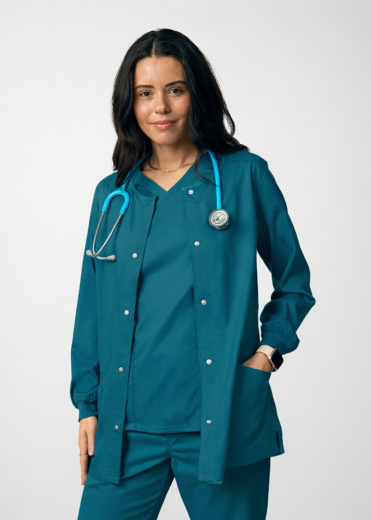 メディカルプルーフ Landau Proflex Snap Front Scrub Jacket | Scrubs & Beyond
