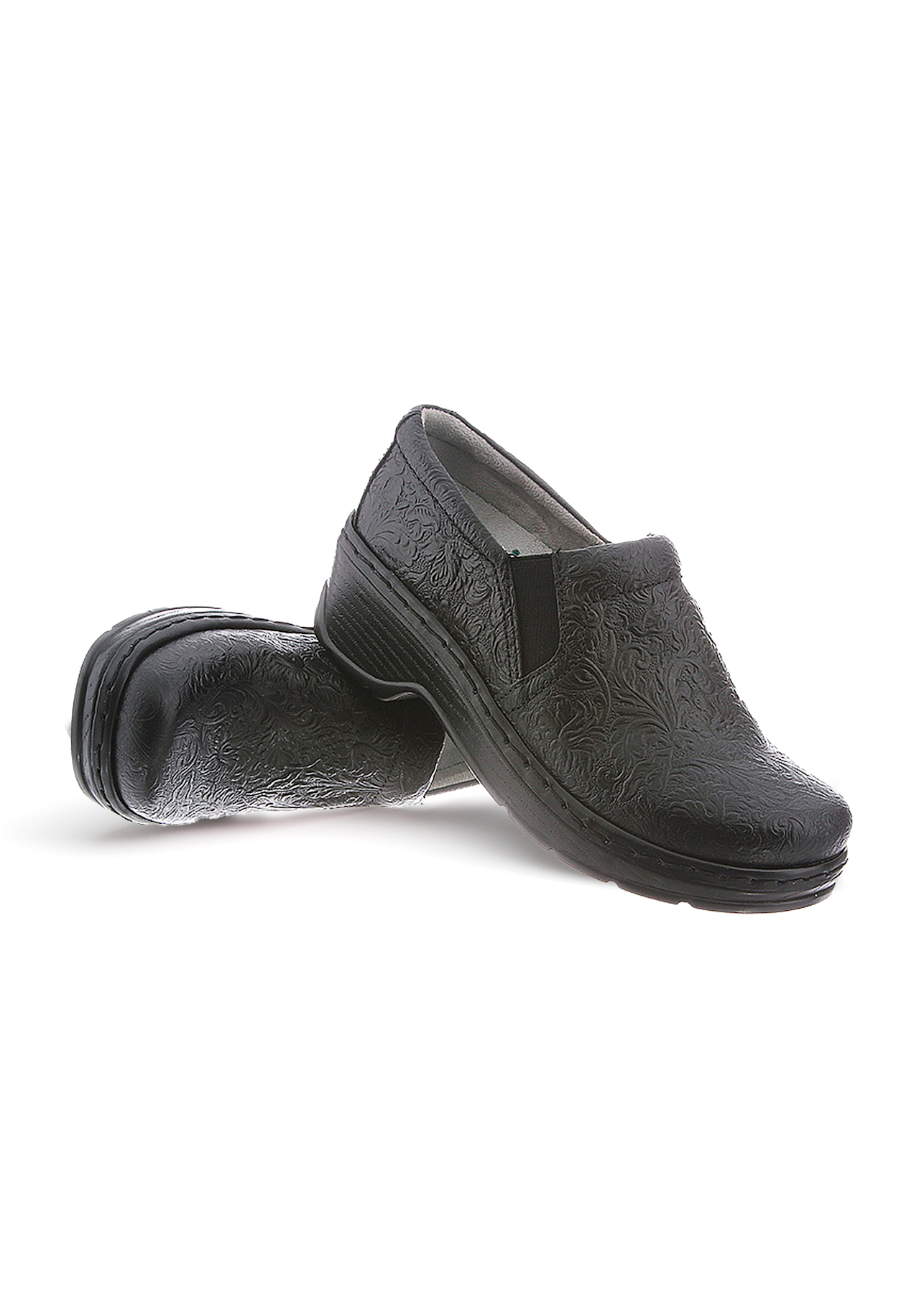 Klogs naples black top