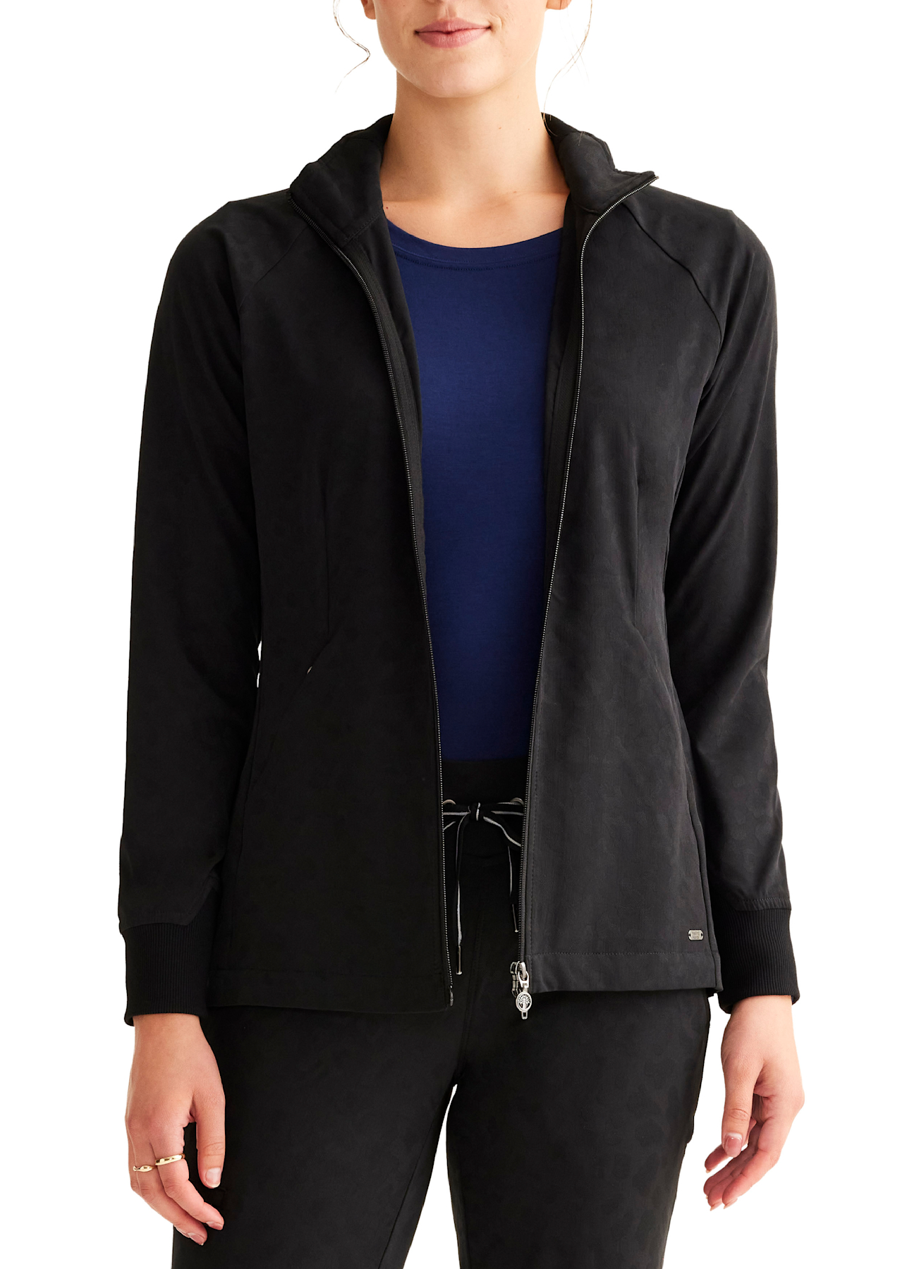 Leopard scrub jacket discount