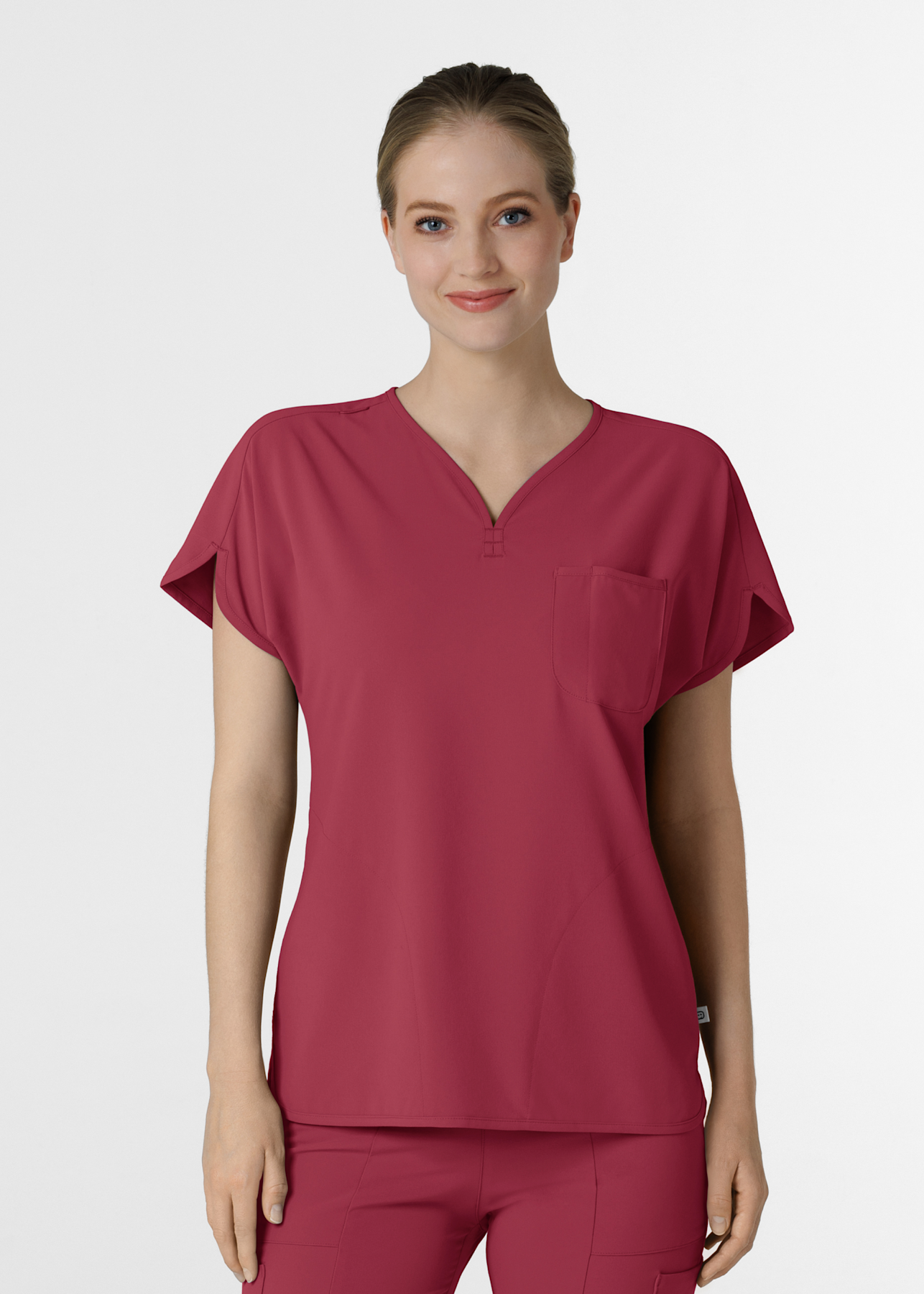 3-Pocket Dolman Sleeve V-Neck Top | Scrubs & Beyond