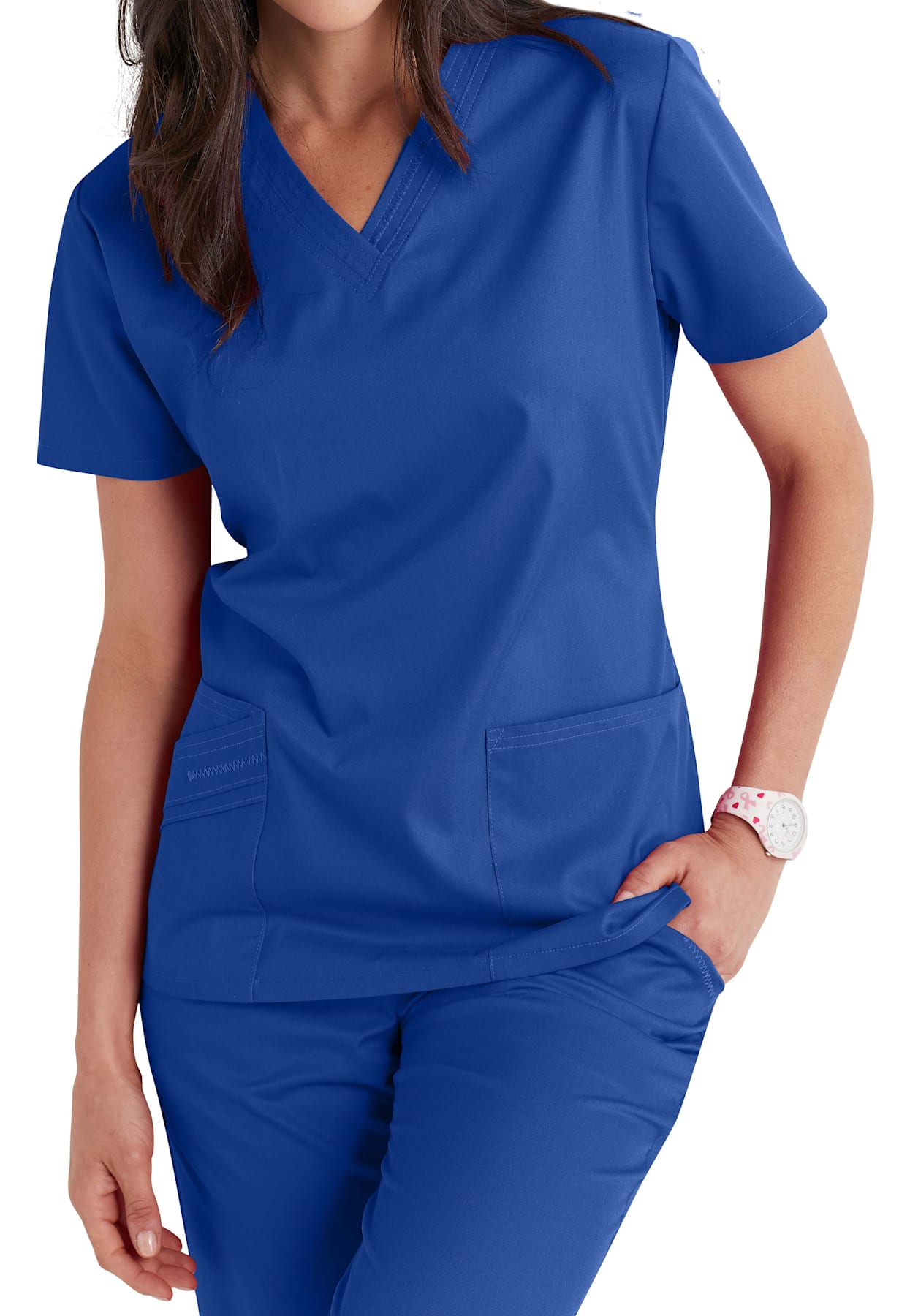 Cherokee Luxe VNeck Scrub Tops Scrubs & Beyond