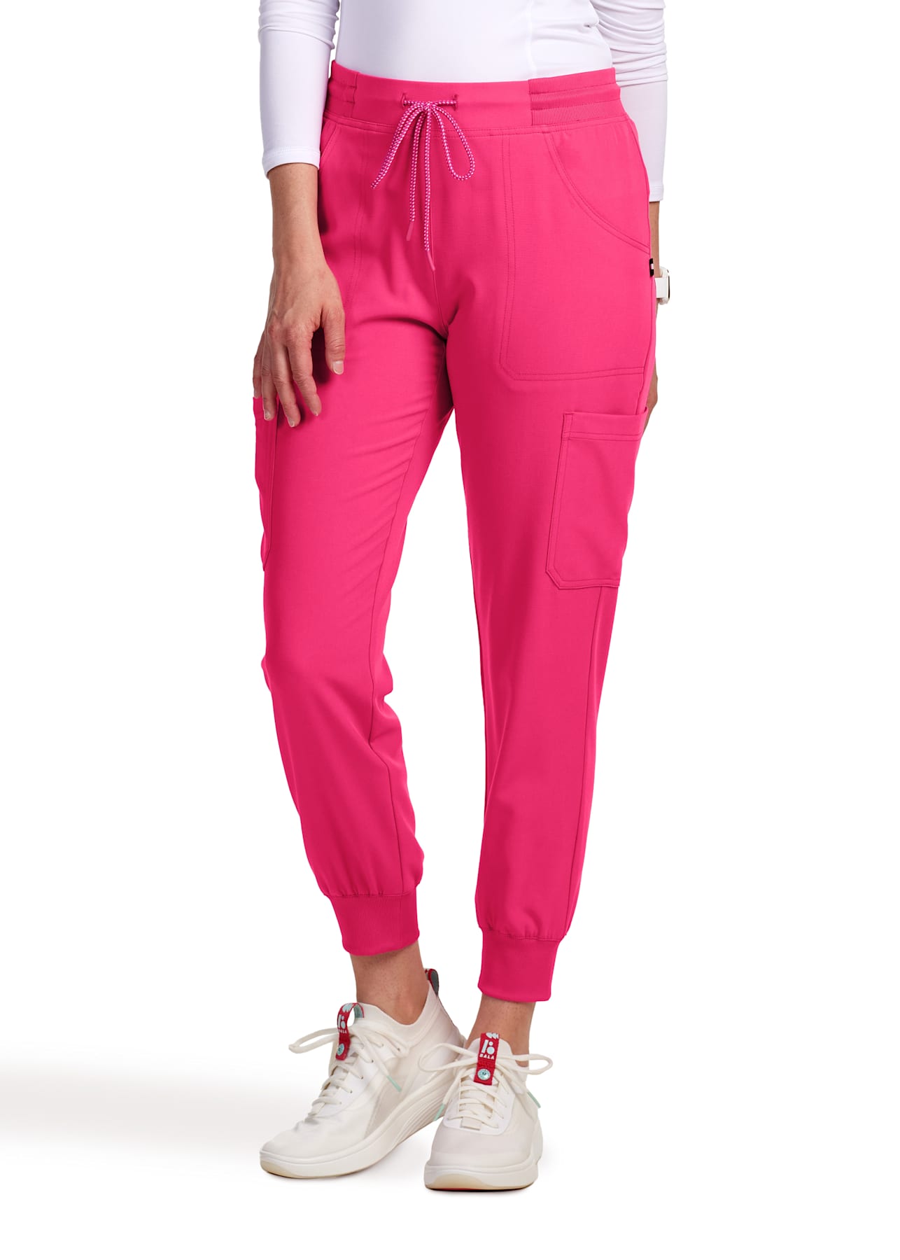 Pink 7-Pocket Cargo Jogger | Scrubs & Beyond