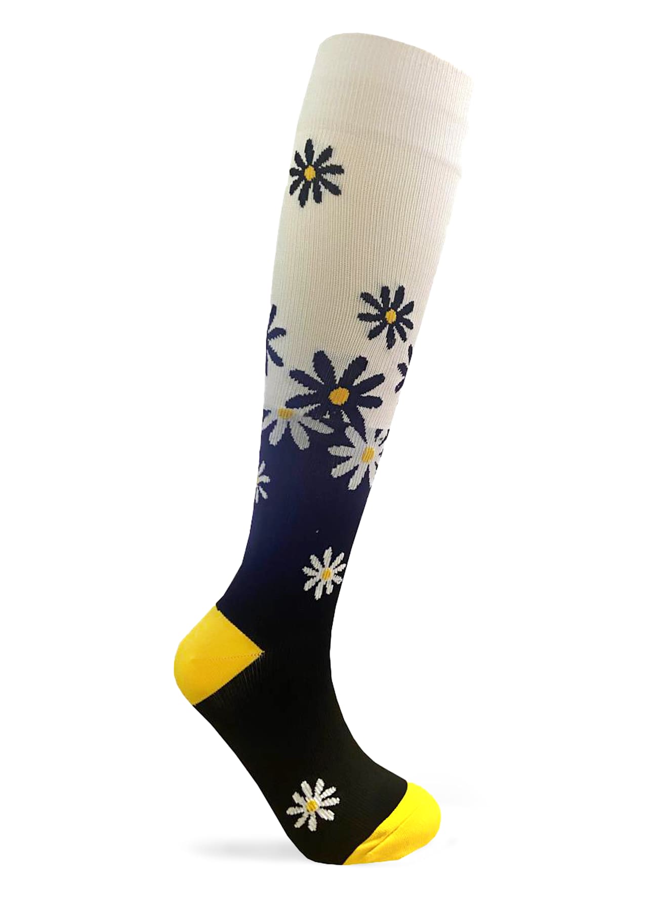 Daisy Print Compression Socks | Scrubs & Beyond