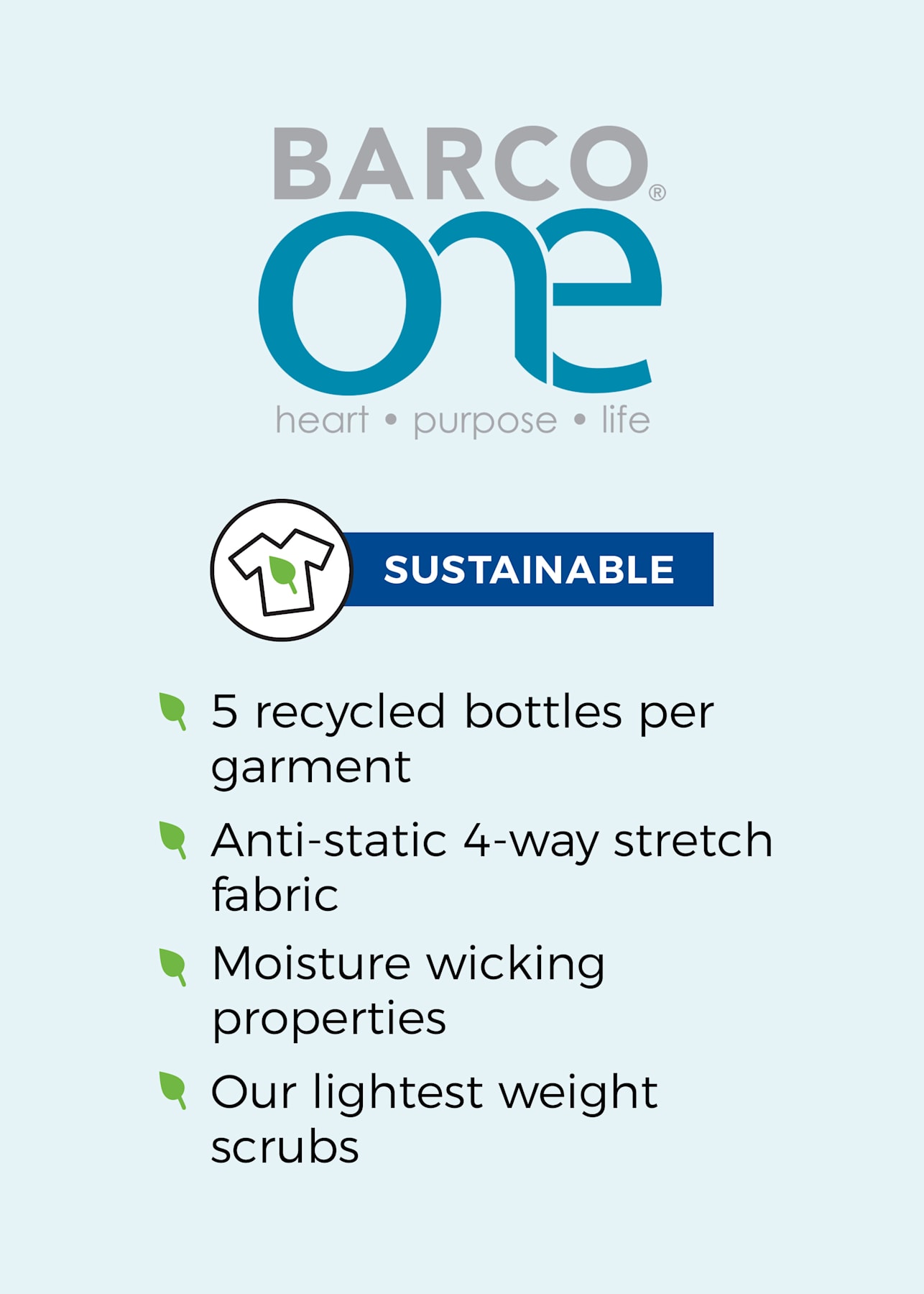 Barco One Thrive 4 Pocket Thermal Springs Print Scrub Top Scrubs