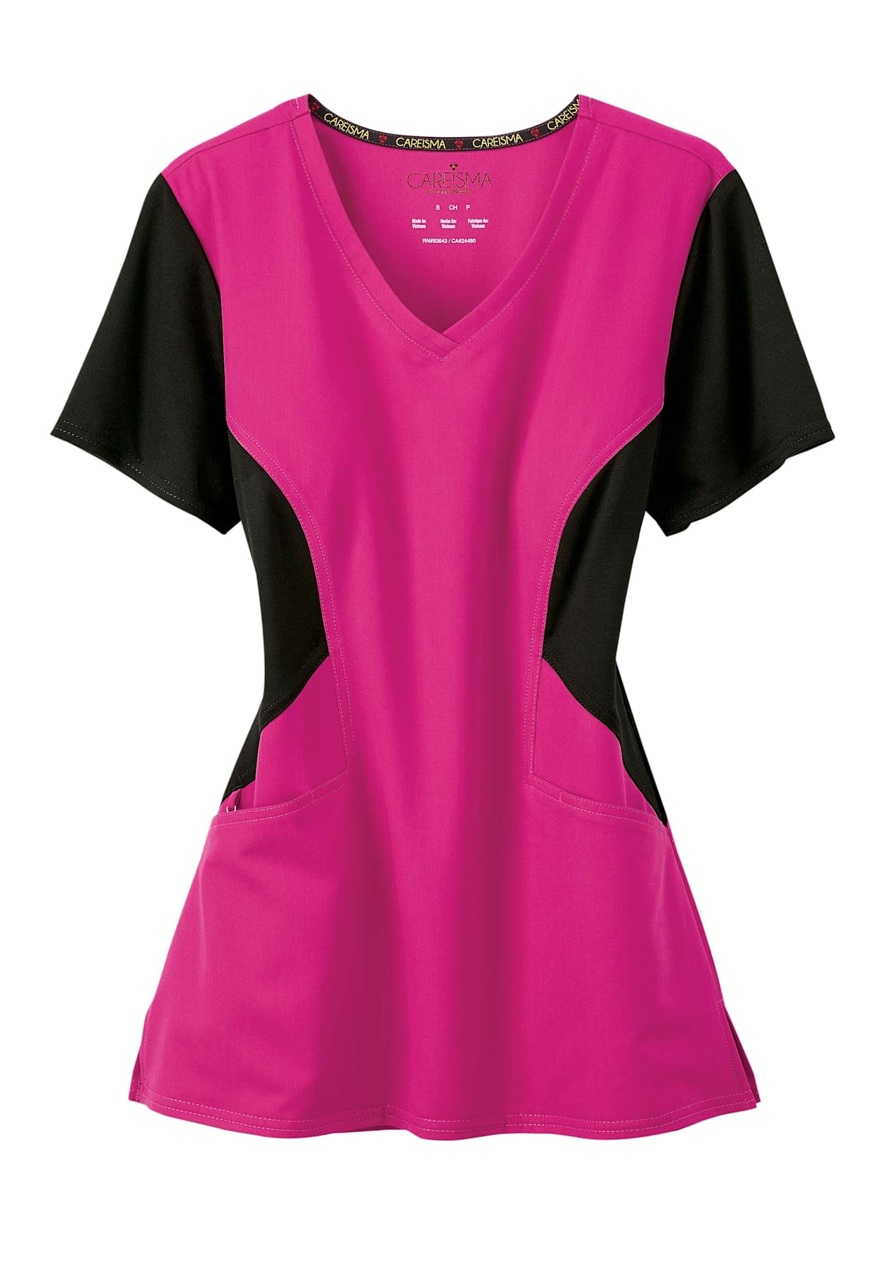 Careisma By Sofia Vergara Fearless Color Block Scrub Tops Scrubs