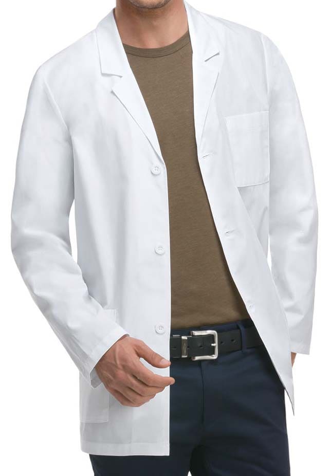 Dickies Men's 31 Inch Poplin Consultation Lab Coats Scrubs & Beyond
