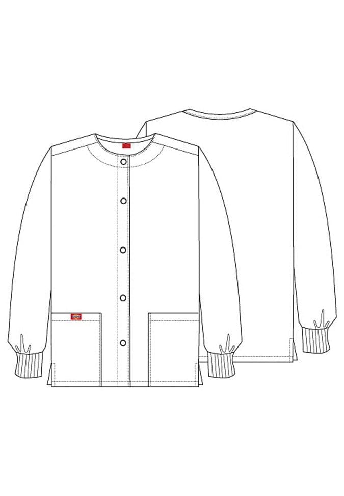 Dickies Blossoming Star Print Scrub Jackets Scrubs & Beyond Scrubs