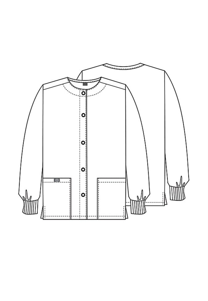 Dickies EDS Signature I Care A Dot Print Scrub Jackets Scrubs