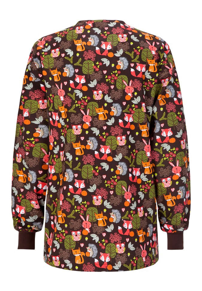 Dickies EDS Signature Forest Friends Print Scrub Jackets | Scrubs ...