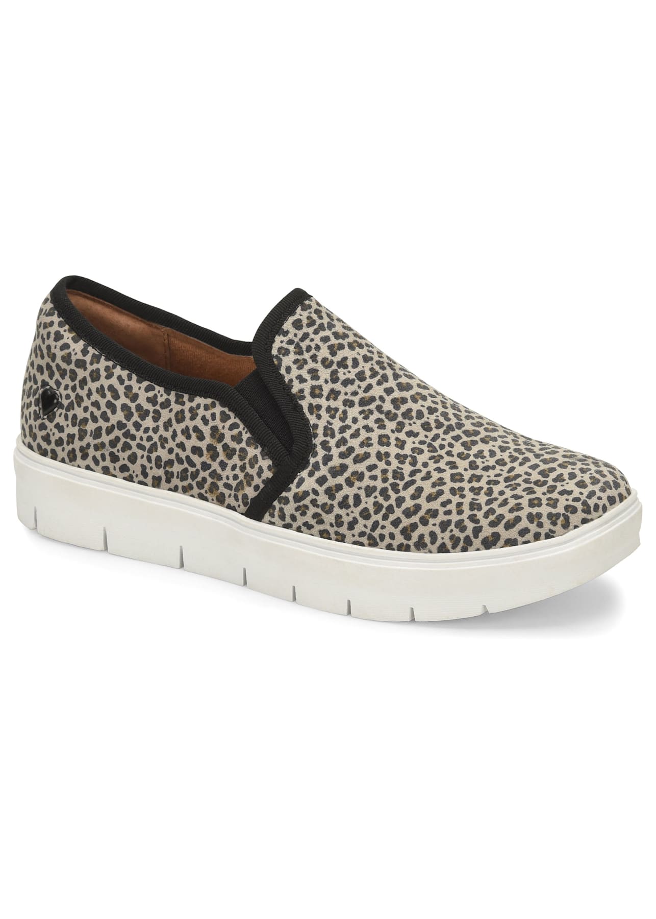 Nurse Mates Adela Gray Leopard Slip On Shoes Scrubs Beyond