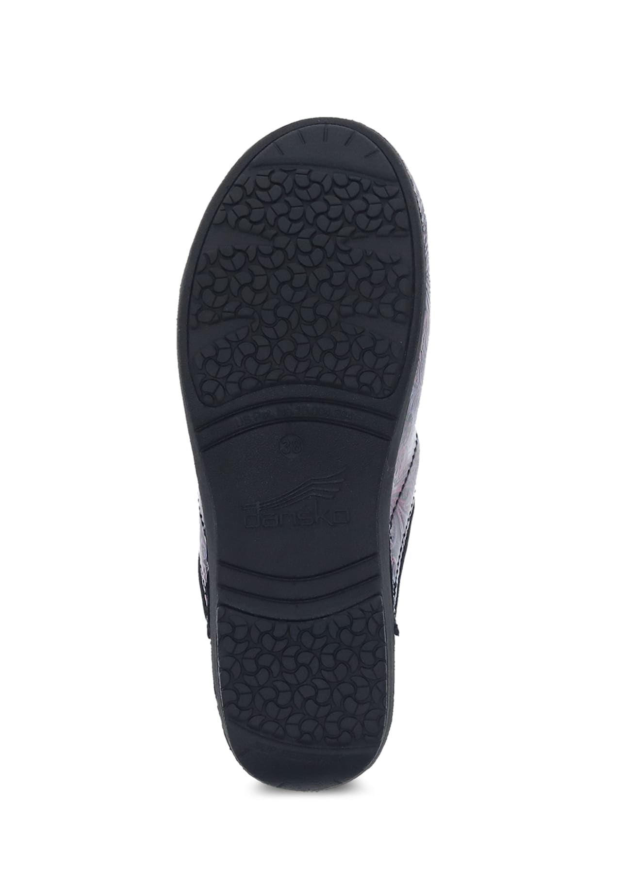 Dansko engraved online floral patent