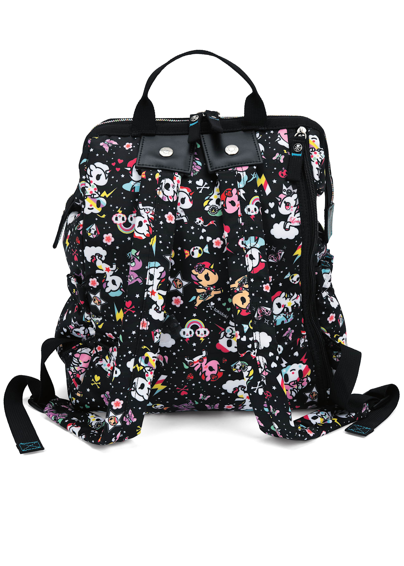 Koi tokidoki Multi Pocket Zip Closure Tote Bag Scrubs Beyond