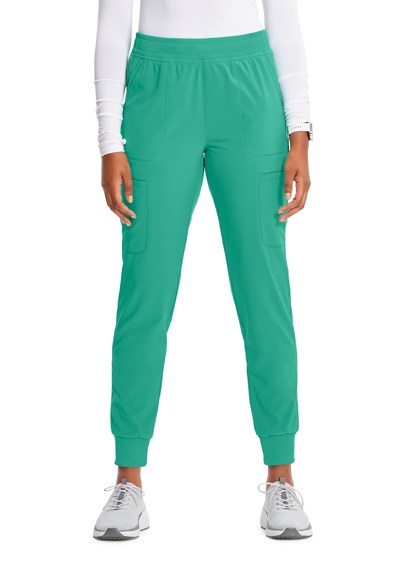 Green Town Scrubs for Women - Jogger Scrub Pant, Cargo Pockets, Stretch  Fabric, Drawcord, Easy Care, Black, X-Small Petite : : Clothing,  Shoes & Accessories