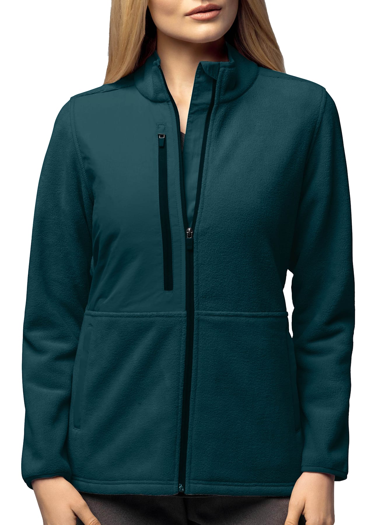 WonderWink Layers Women's 8209 Fleece Full Zip Jacket : :  Clothing, Shoes & Accessories