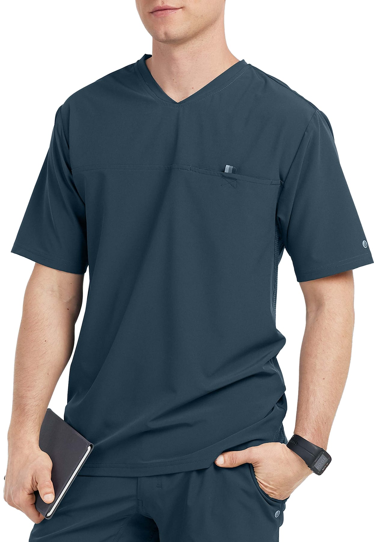 Barco One Wellness Men's Motion VNeck Scrub Tops Scrubs & Beyond