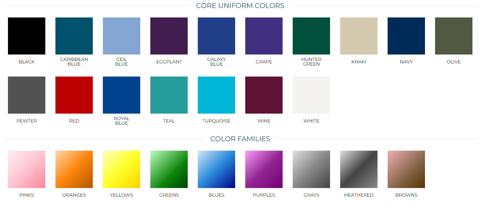 Scrubs Color Meaning Chart