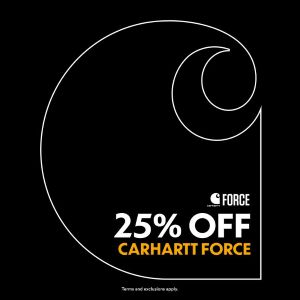 25% off Carhartt Force