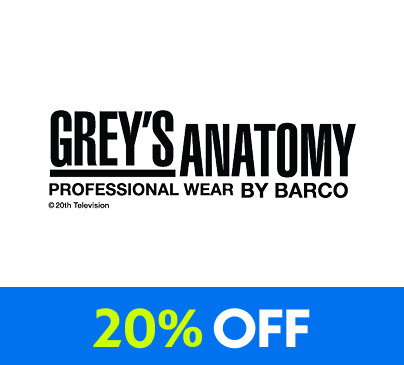 Grey's Anatomy Professional Wear By Barco: 20% off