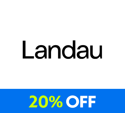 Landau: 20% off