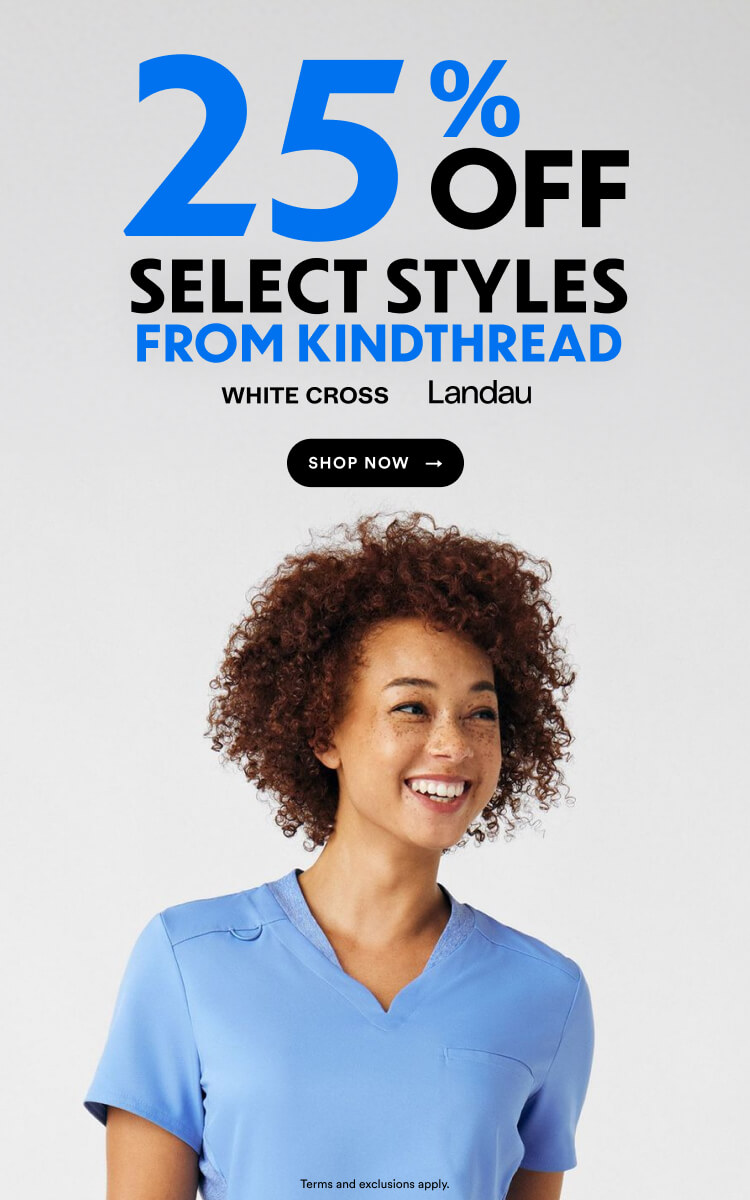 25% off select styles from Kindthread: White Cross & Landau