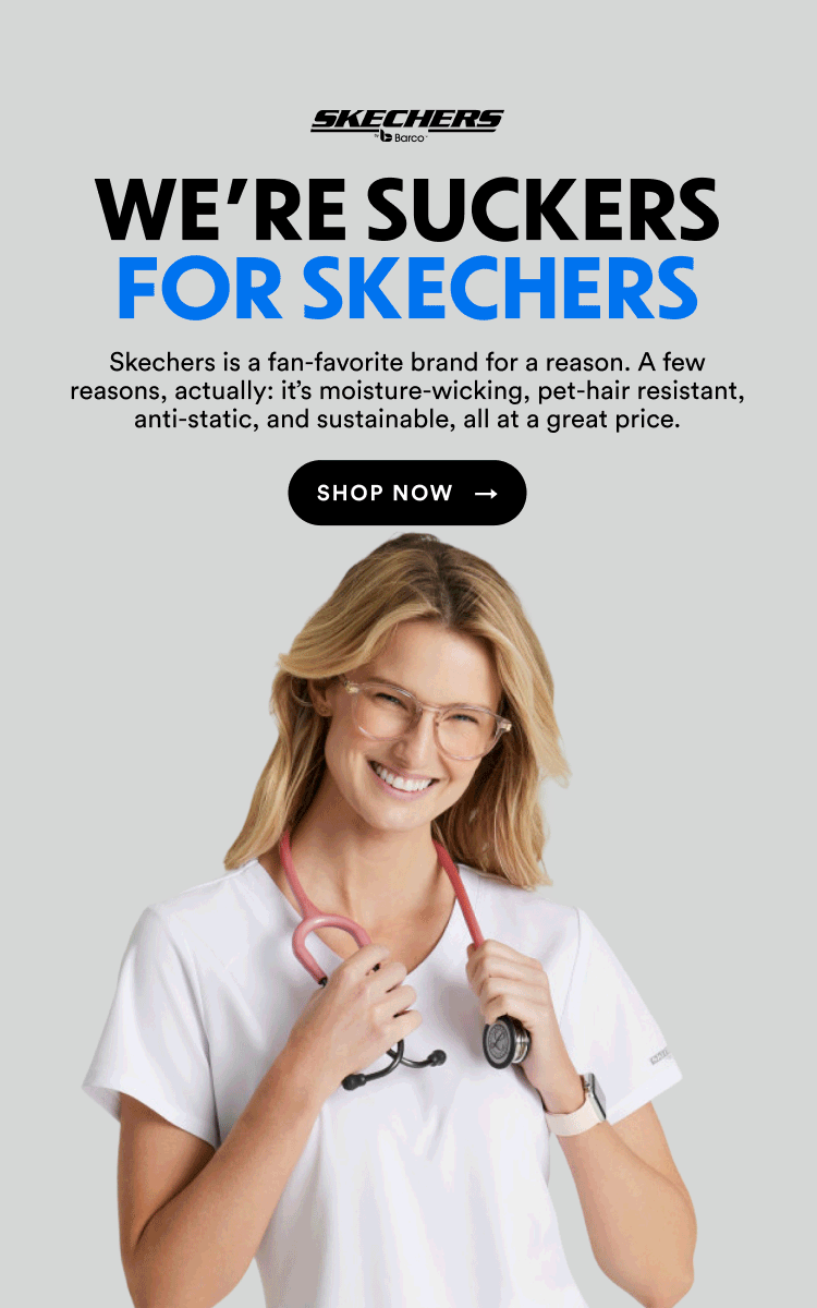 We're suckers for Skechers. Skechers is a fan-favorite brand for a reason. A few reasons actually; it's moisture-wicking, pet hair resistant, anti-static, and sustainable; all at a great price.