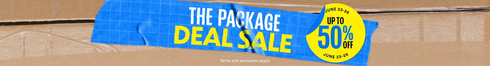 The Package Deal Sale (June 23-26): Up to 50% off