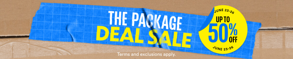 The Package Deal Sale (June 23-26): Up to 50% off