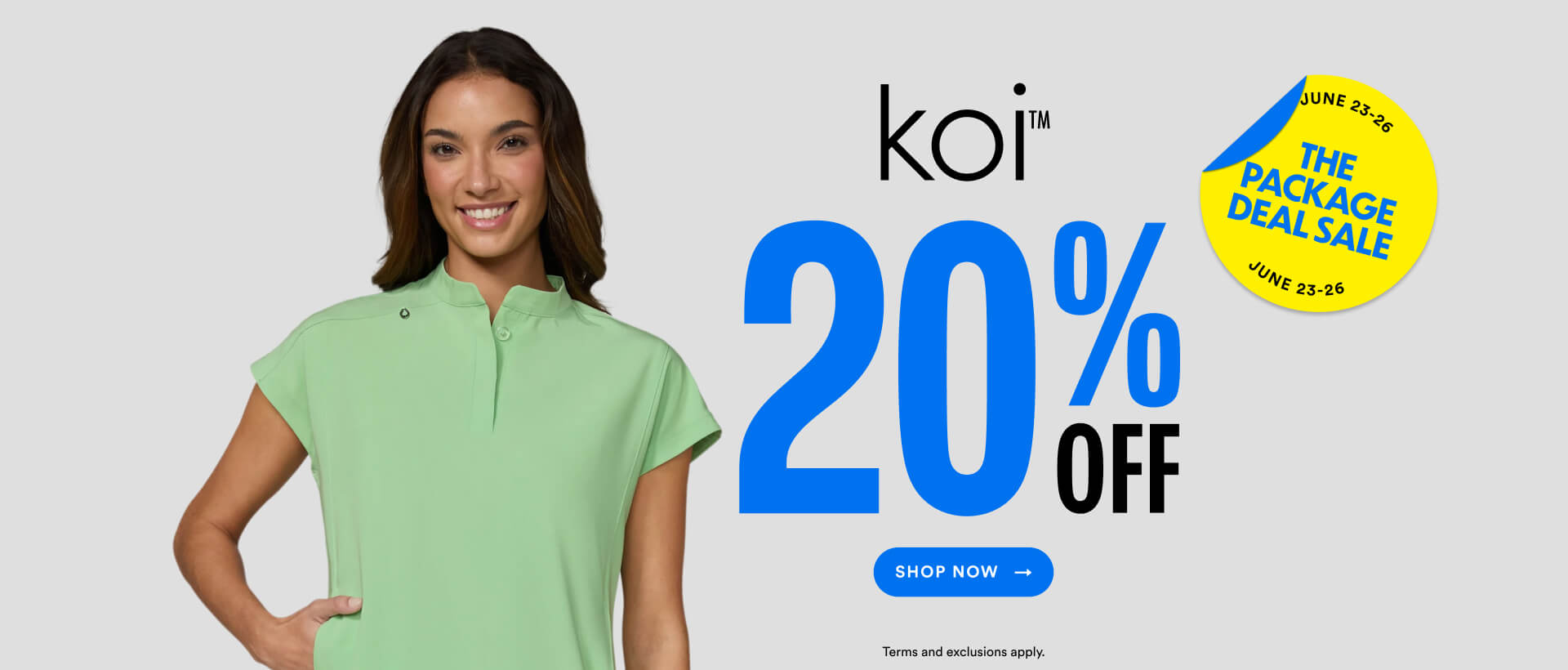The Package Deal Sale (June 23-26): 20% off Koi