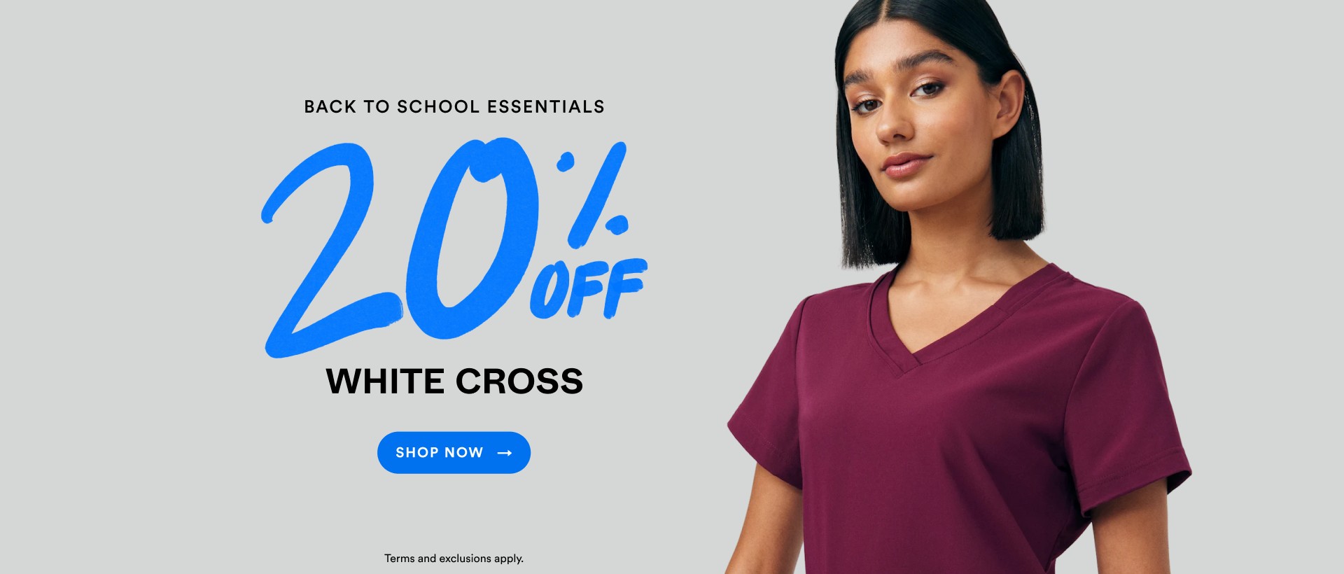 Back To School Essentials - 20% off White Cross
