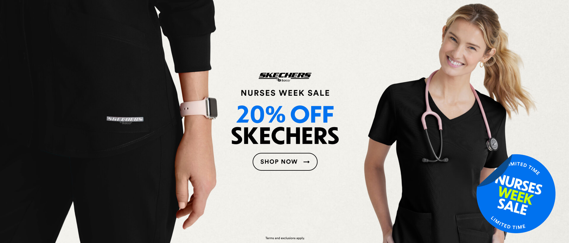 Limited Time Nurses Week Sale: 20% off Skechers.