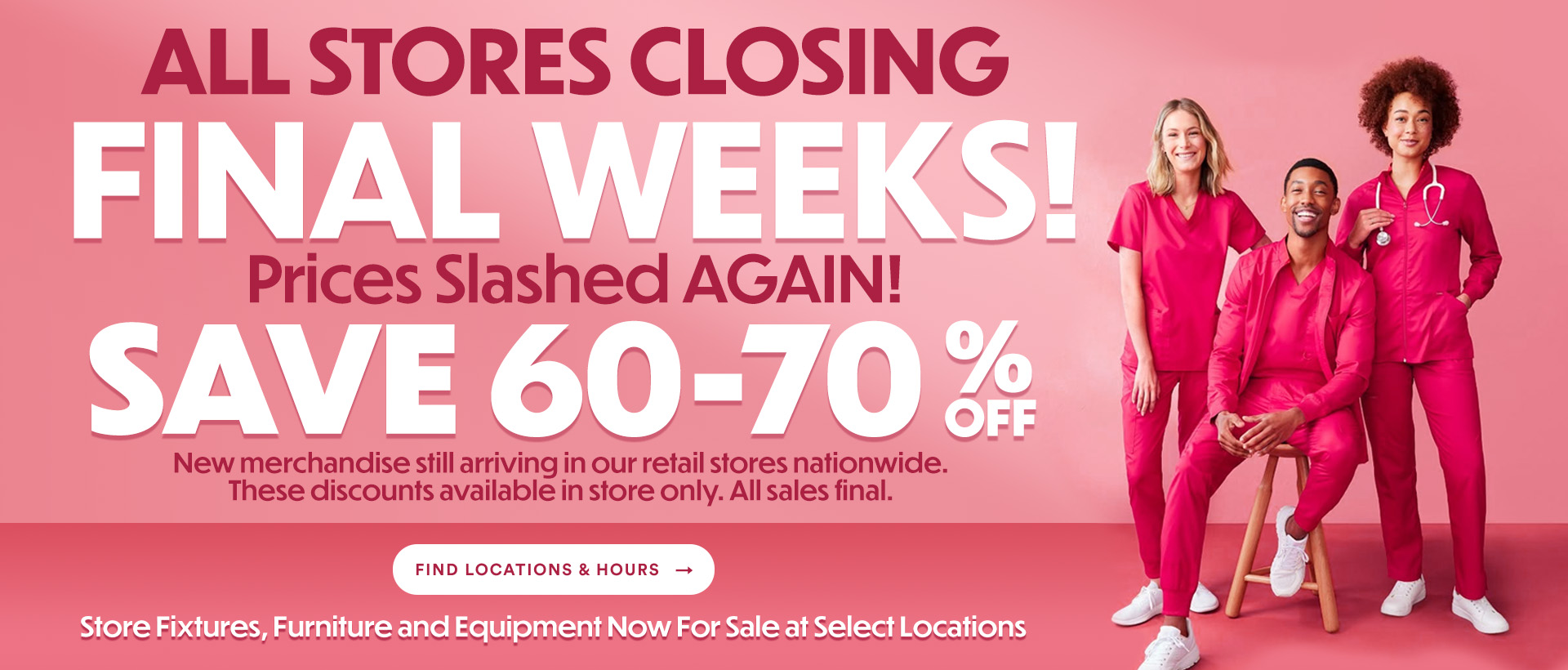 Store Closing 20-40% off