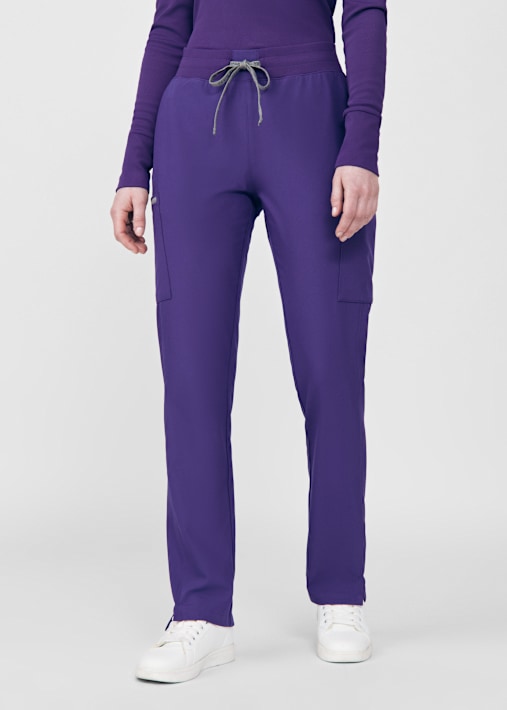 3-Pocket Rib Knit Collar Top