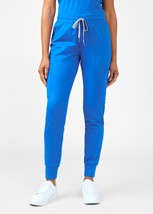 3-Pocket Rib Knit Collar Top