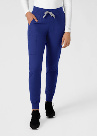 8-Pocket Elastic Waistband Cargo Jogger