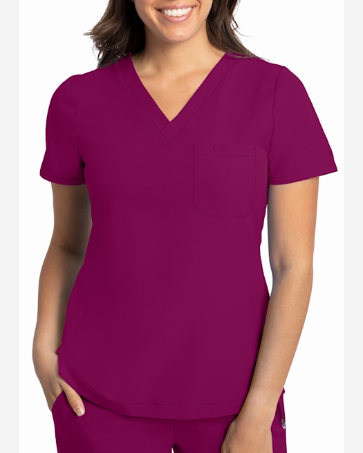 Careisma By Sofia Vergara Fearless Color Block Scrub Tops Scrubs