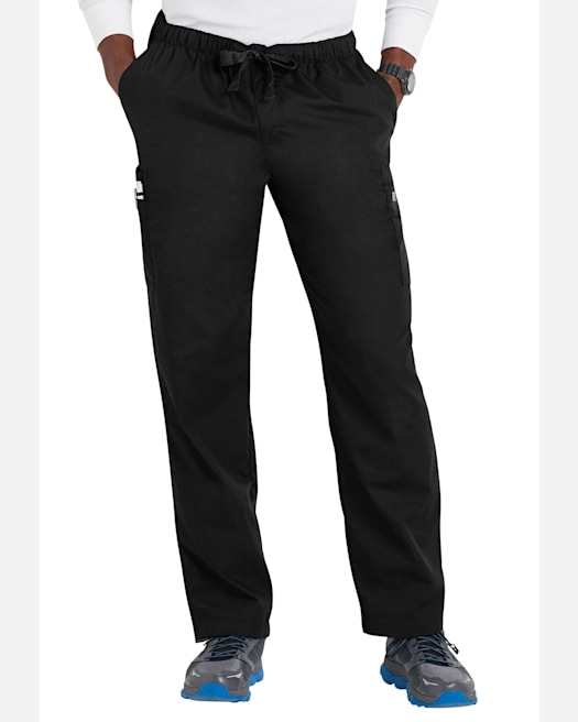 UA Exclusive Cherokee Workwear Revolution Men's 6-Pocket STRETCH Mesh Trim  Drawstring Scrub Pants, Men's Scrub Pants