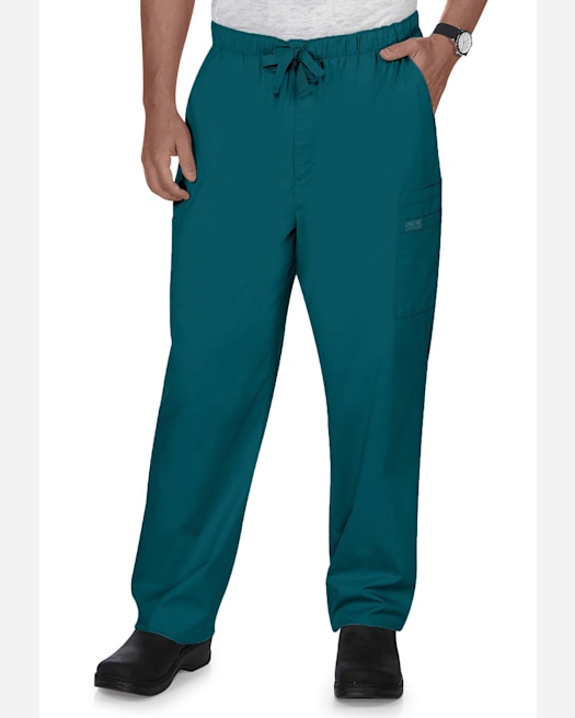 Cherokee Workwear Men's Drawstring Cargo Scrub Pants