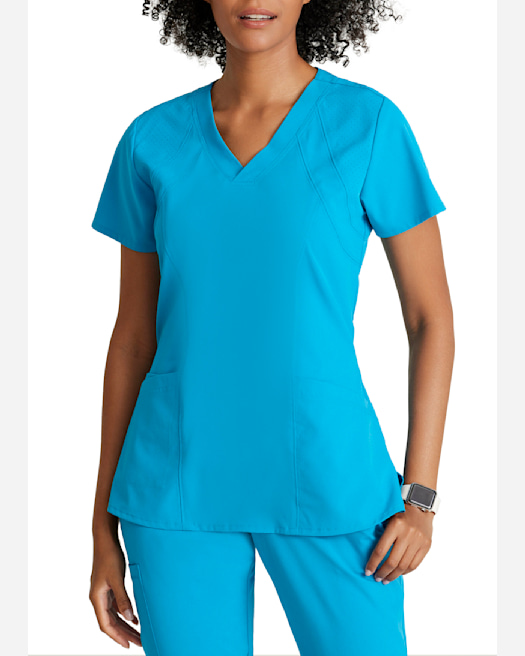 Skechers Vitality V-Neck Scrub Top, Stretch Scrubs