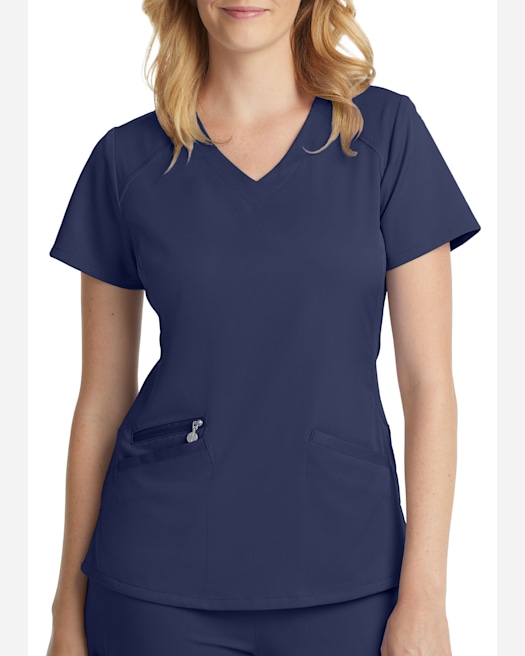 Beyond Scrubs Happiness Collection Charm Scrub Top