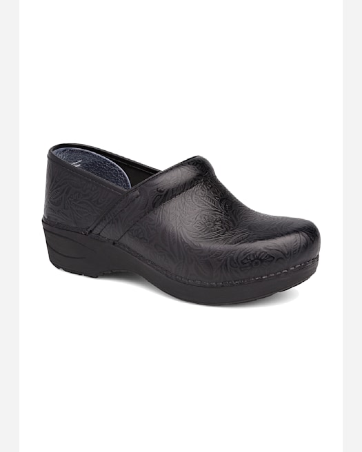 Dansko professional black tooled sale