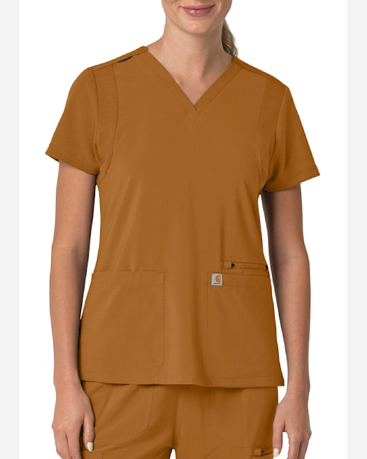 5 Pocket V Neck Oversized Top Scrubs Beyond
