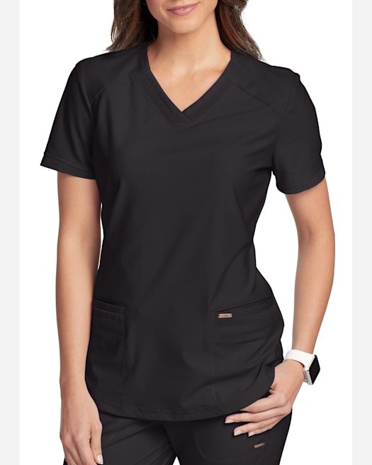 Black Cherokee Scrubs Form Slim Straight Pull On Pant CK007 BLK